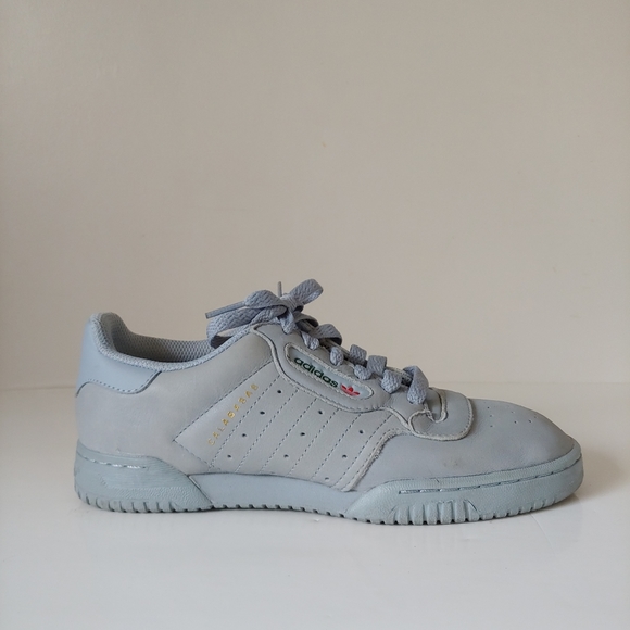 Adidas Yeezy Calabasas Powerphase Leather Sneakers Grey Size US 6.5 - Picture 5 of 16